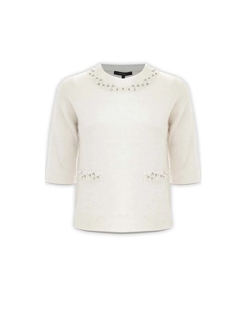 Maglia con dettagli in perle -  Anouska KOCCA | ANOUSKA/60725